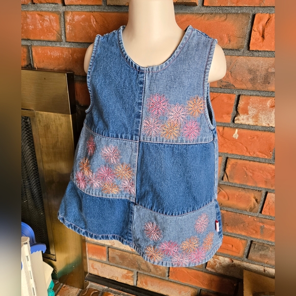 Vintage Carter's Patchwork Denim Dress - Picture 1 of 5